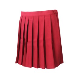 Customized red school uniform skirt design pleated skirt versatile retail red Australia OEM SU315 Customized red school uniform skirt design pleated skirt versatile retail red Australia OEM SU315
